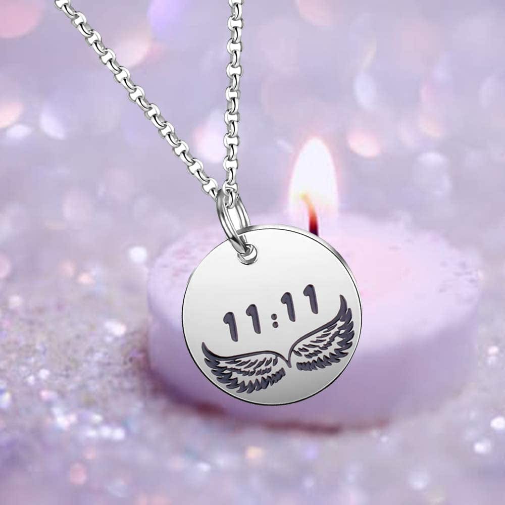 11:11 Angel Wing Necklace Make a Wish Jewelry