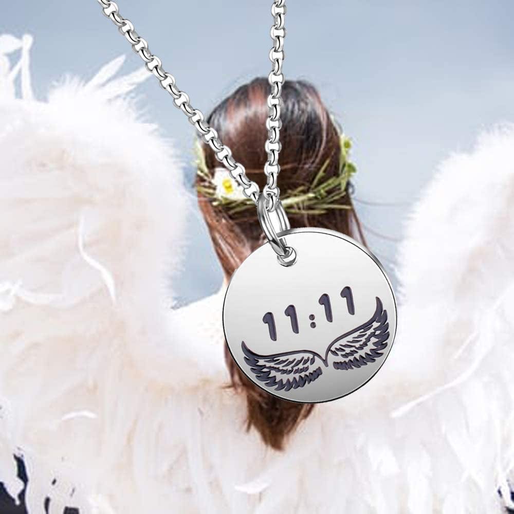 11:11 Angel Wing Necklace Make a Wish Jewelry