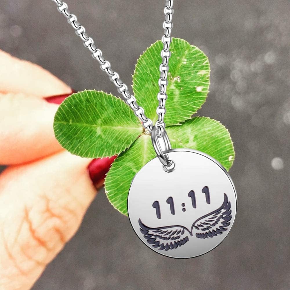 11:11 Angel Wing Necklace Make a Wish Jewelry