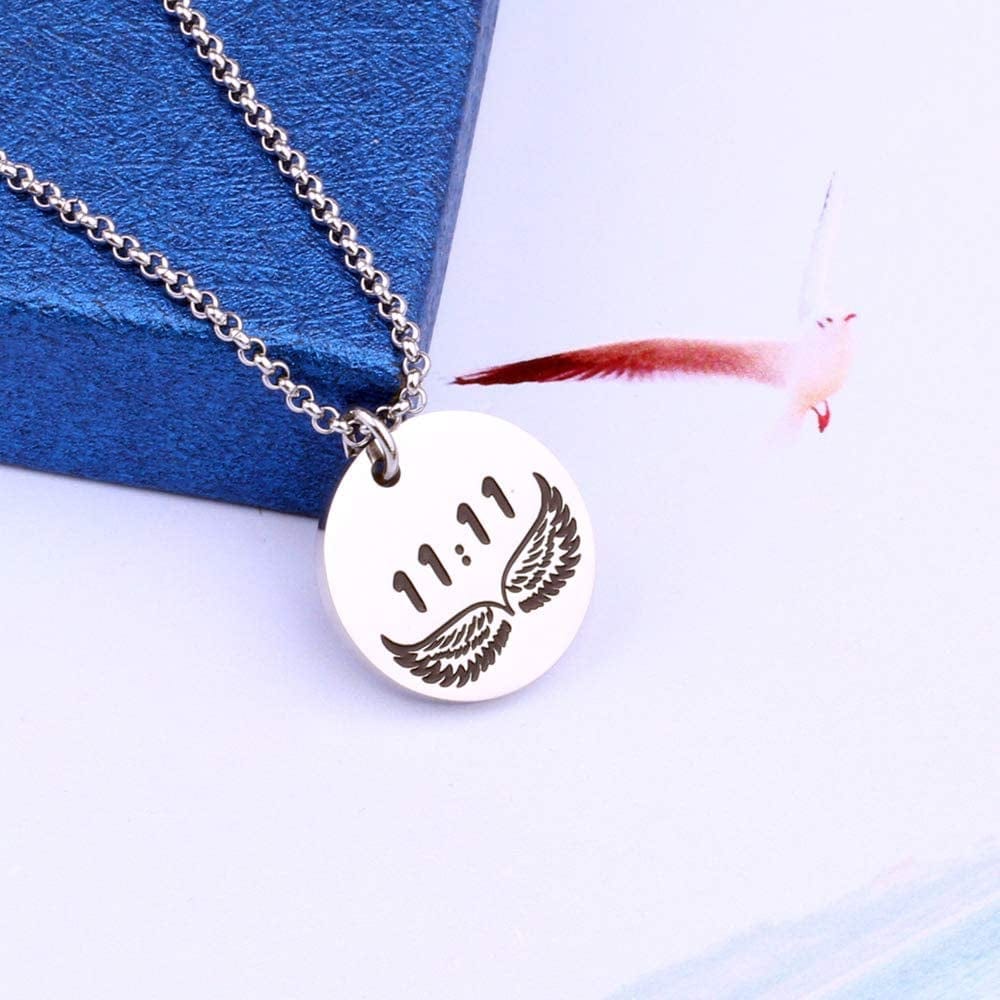 11:11 Angel Wing Necklace Make a Wish Jewelry