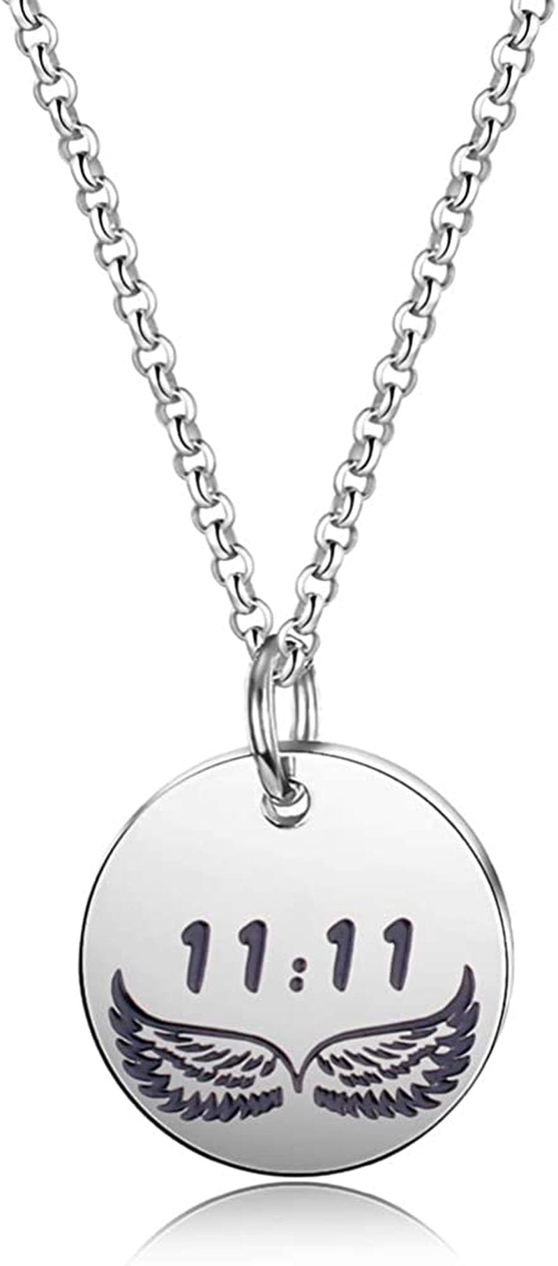 11:11 Angel Wing Necklace Make a Wish Jewelry pendant necklace