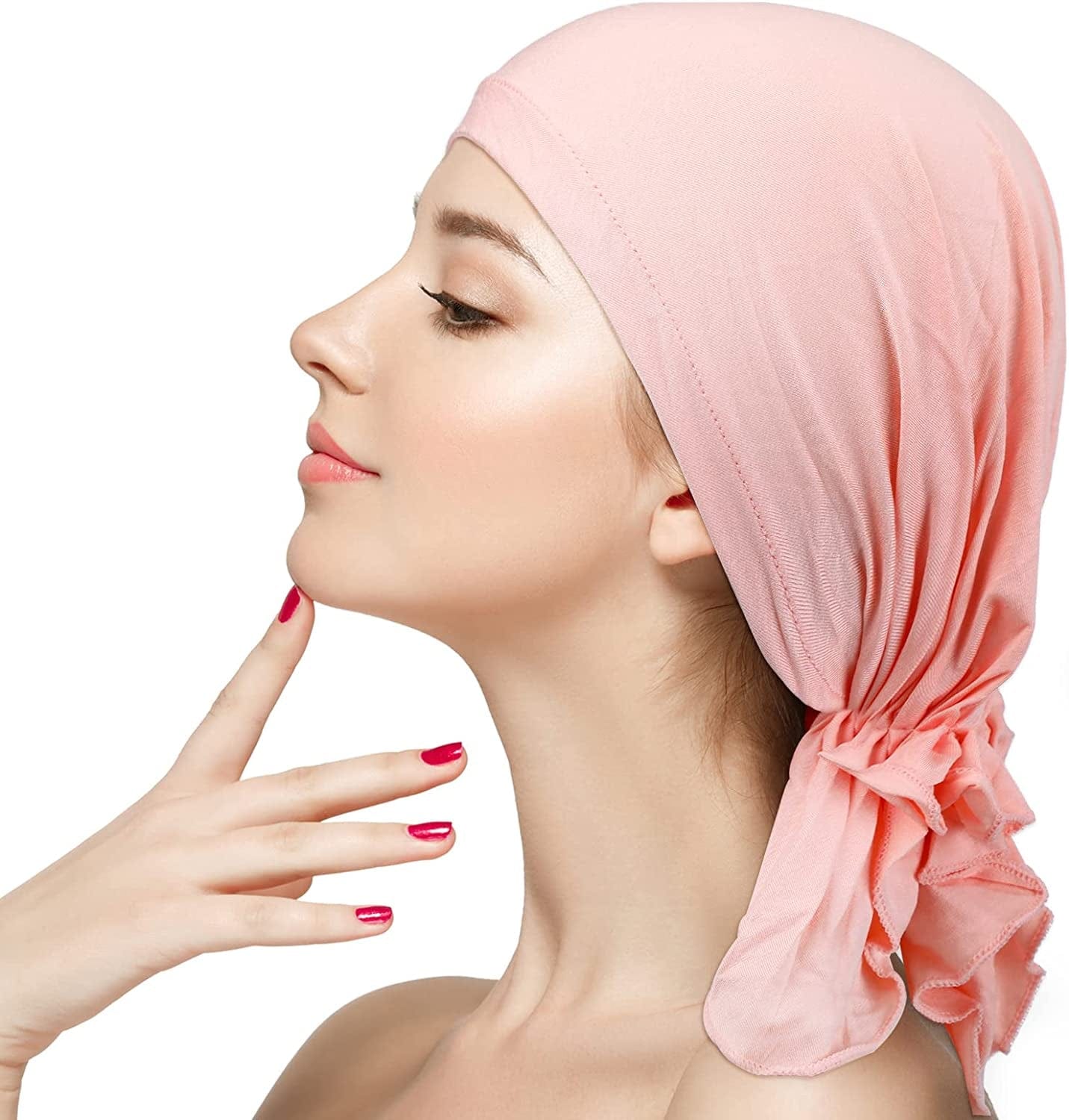 11 Pcs Headwear Turbans Head Covers for Women Pretied Head Scarves Multicolor Head Wrap Headwear for Girls Apparel & Accessories > Clothing Accessories > Headwear Janmercy