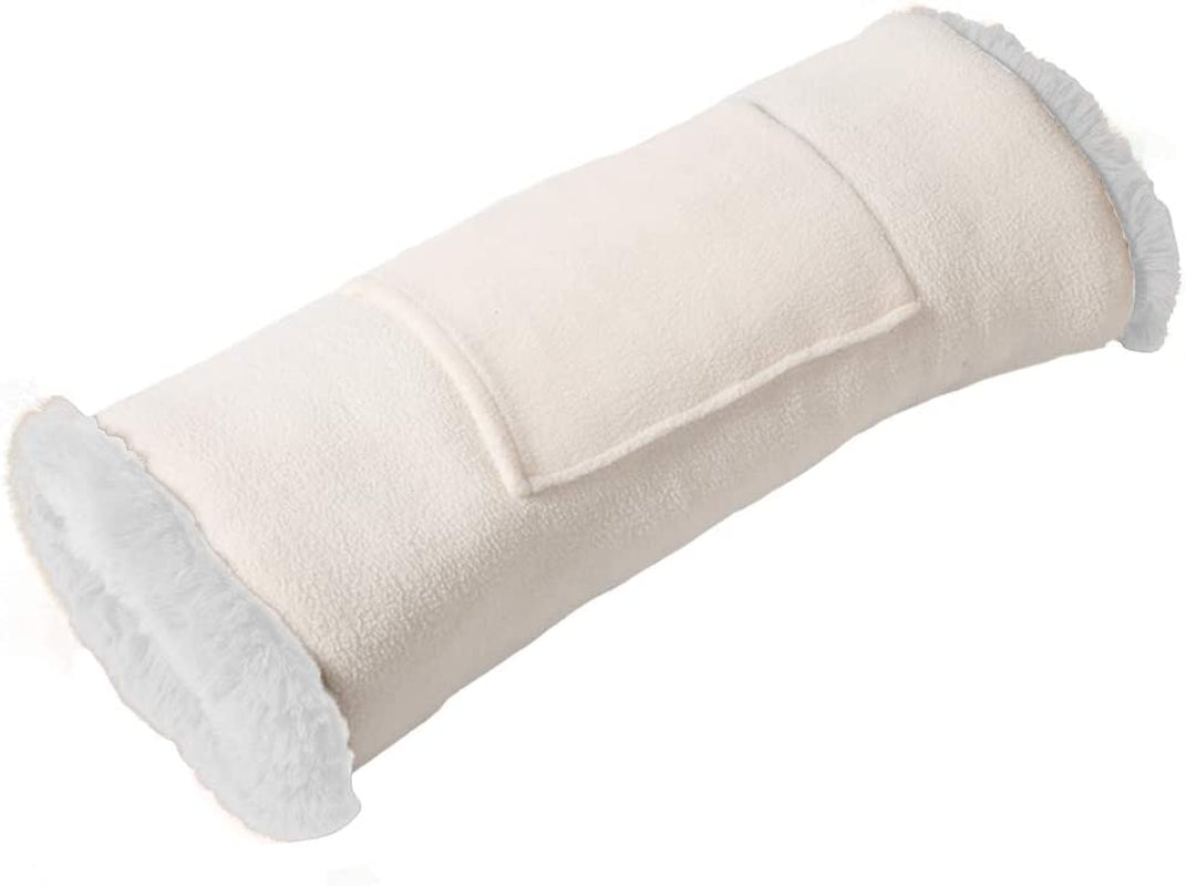 Faux Fur Hand Muffs with Ionterior Pocket-Luxurious Faux Rabbit Mittens-Wrist Hand Warmer Gloves Can Keep Your Hand and Wrist Warm in Cold Season Compatible Girls Women Apparel & Accessories > Clothing Accessories > Gloves & Mittens VVS-eLife