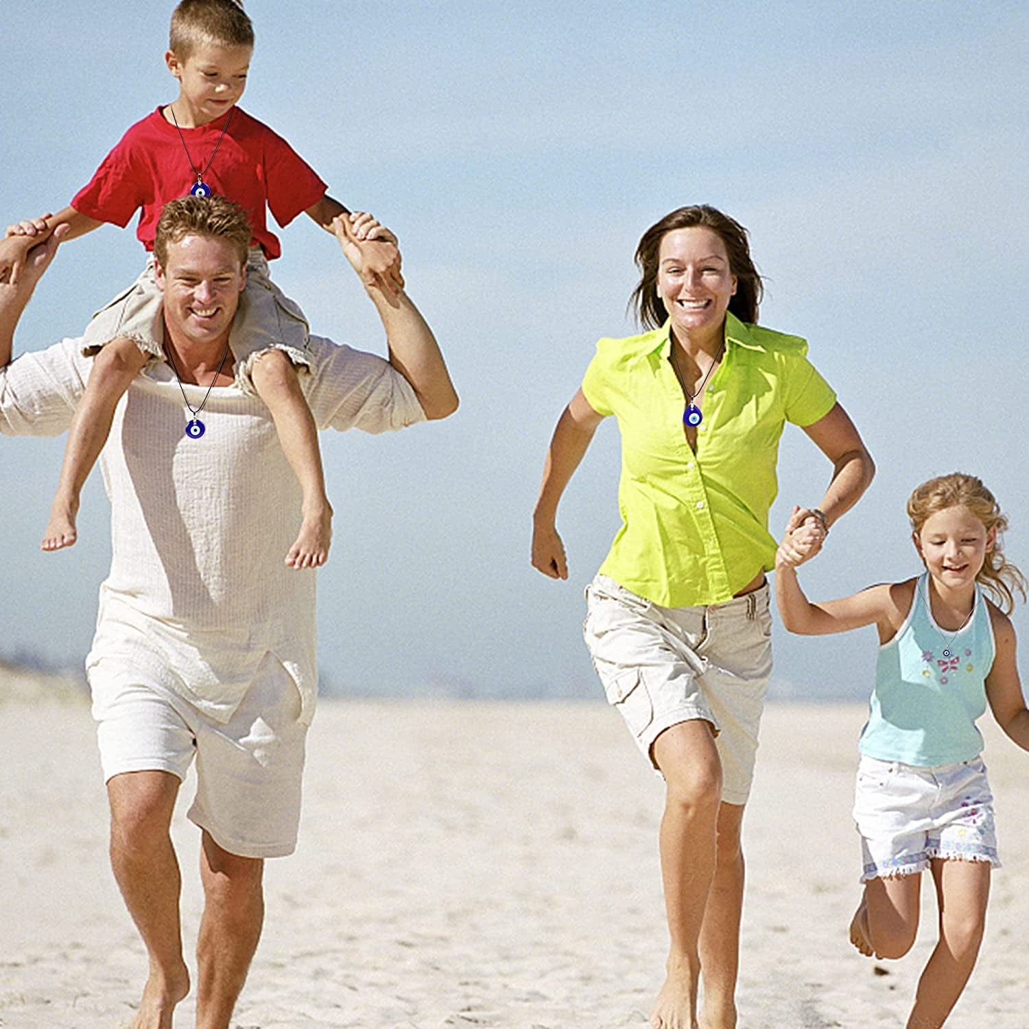 11Pcs Evil Eye Necklace Pendant for Women Men Leather Rope Evil Eye Earrings Protection Bracelet Jewelry Set Evil Eye Charms