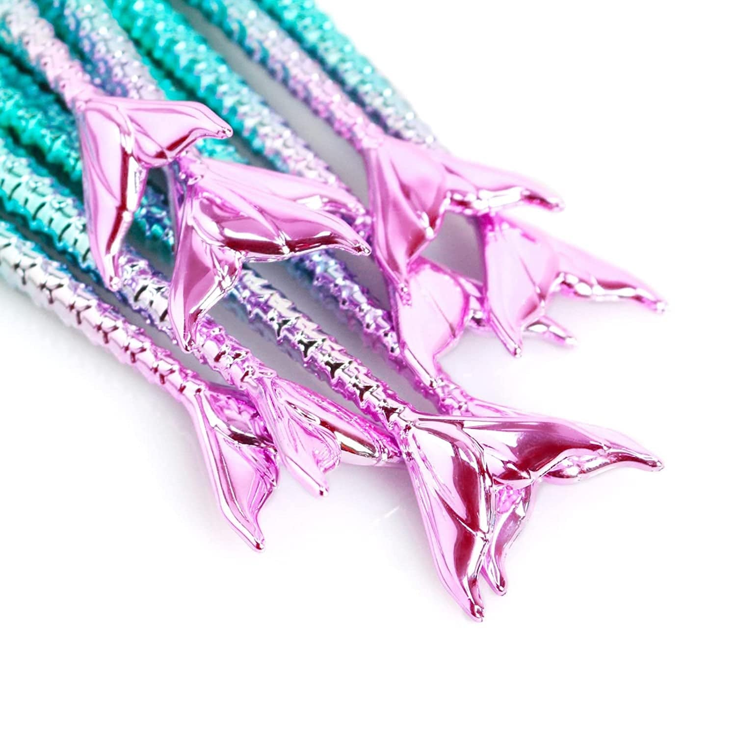 11PCS Makeup Brushes Set with Colorful Fish Tail Handle, Foundation Eyebrow Eyeliner Blush Cosmetic Concealer Brushes Women Girl Cute Make up Tool Set Health & Beauty > Personal Care > Cosmetics > Cosmetic Tools > Makeup Tools HOFASON