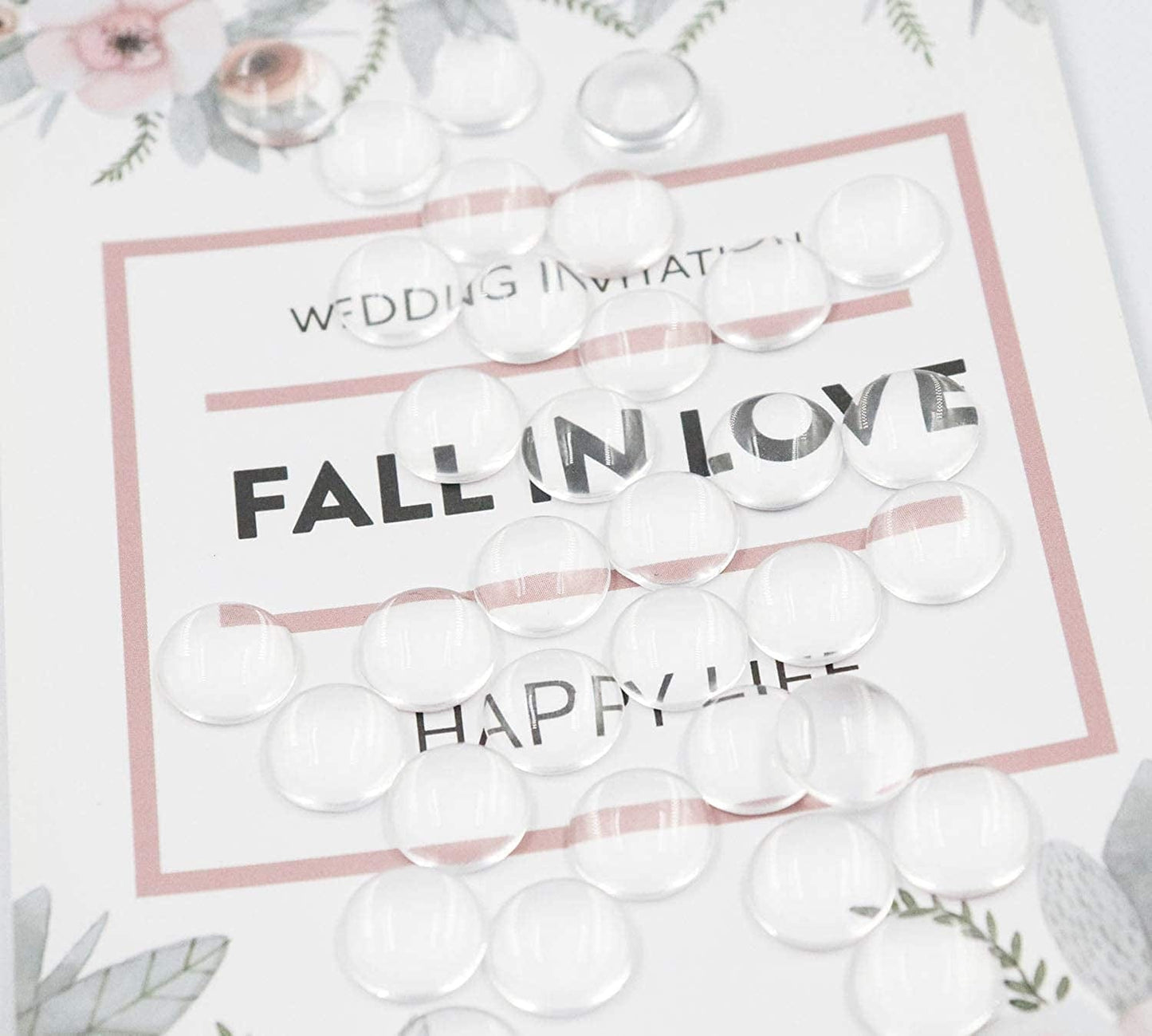 12 MM 100 Pcs Glass Cabochons round Small Clear for Jewelry Making Art Craft Project DIY Charms Rings Earring Necklace Cameo Pendants