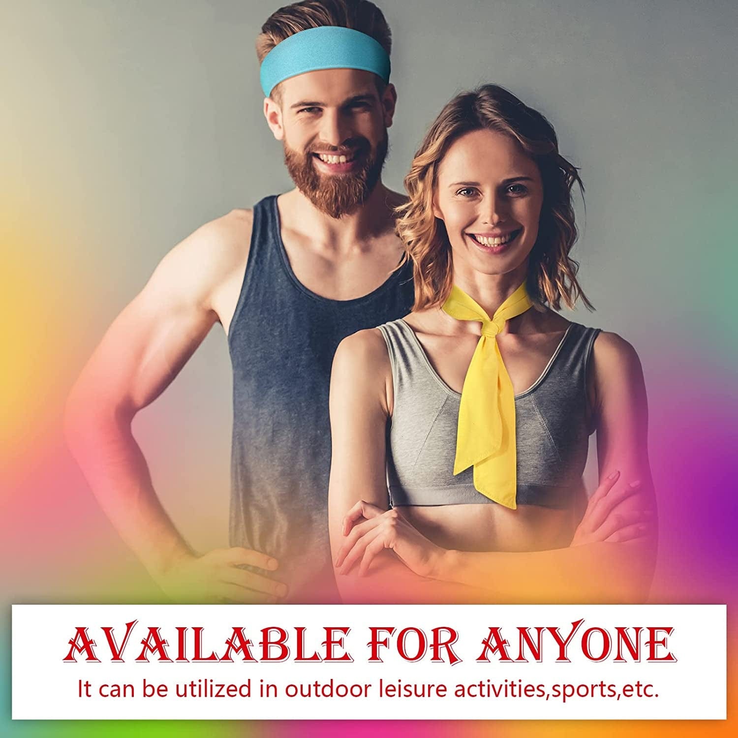 12 Pack Head Tie Headbands for Men Women Ninja Karate Headbands for Kids Adjustable Elastic Bandana Sweatbands Athletic Hair Wrap Bands for Sports Tennis Basketball Running Workout Apparel & Accessories > Clothing Accessories > Bandanas & Headties Civaner