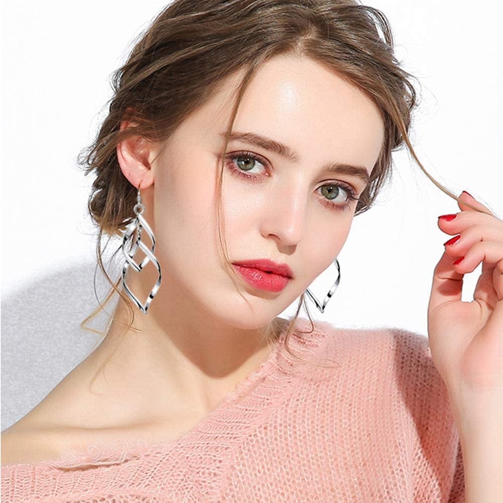 12 Pairs Drop Dangle Earrings Boho Fashion Jewelry Vintage Statement Boho Bohemian Earrings Set for Women Girls Apparel & Accessories > Jewelry > Earrings Venianus