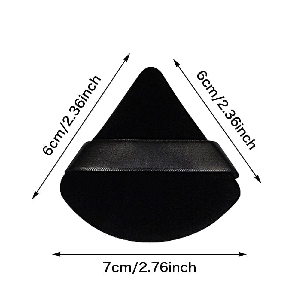 12 Pieces Triangle Powder Puff Makeup Sponge, Soft Velour Makeup Puff for Powder Black Makeup Sponge Powder Puffs Forface Powder Face Body Mineral Powder Makeup Tools Health & Beauty > Personal Care > Cosmetics > Cosmetic Tools > Makeup Tools Pimoys