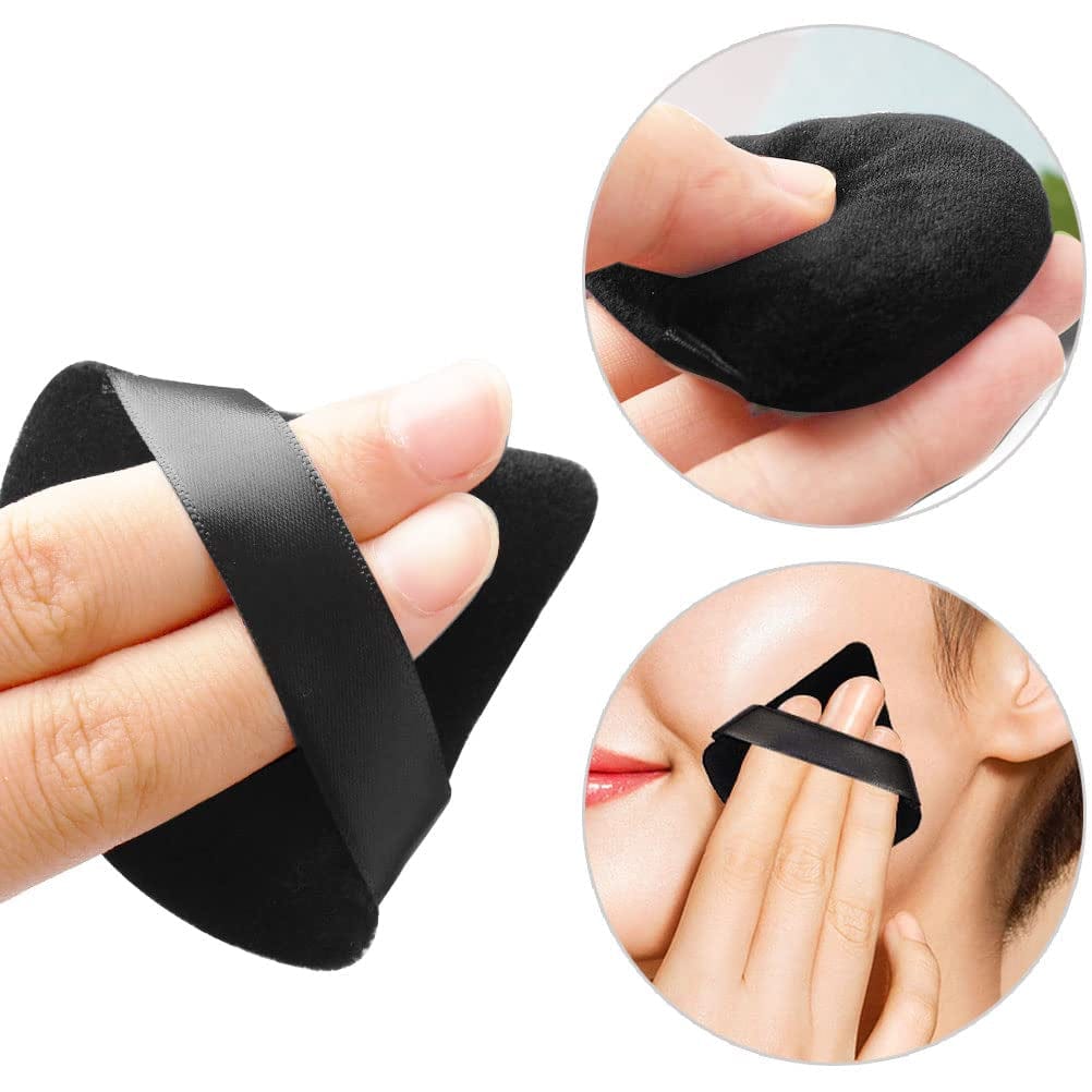 12 Pieces Triangle Powder Puff Makeup Sponge, Soft Velour Makeup Puff for Powder Black Makeup Sponge Powder Puffs Forface Powder Face Body Mineral Powder Makeup Tools Health & Beauty > Personal Care > Cosmetics > Cosmetic Tools > Makeup Tools Pimoys