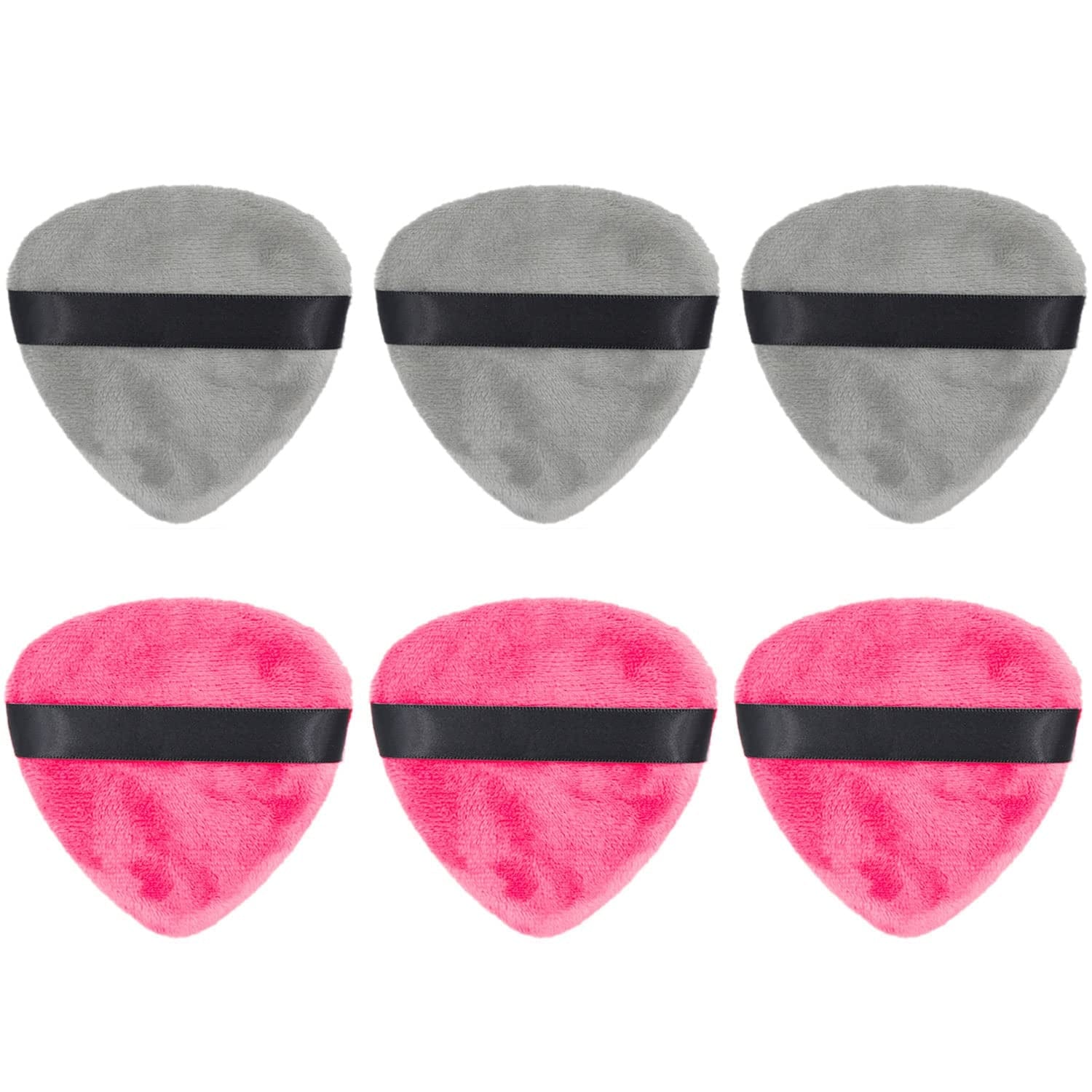 12 Pieces Triangle Powder Puff Makeup Sponge, Soft Velour Makeup Puff for Powder Black Makeup Sponge Powder Puffs Forface Powder Face Body Mineral Powder Makeup Tools Health & Beauty > Personal Care > Cosmetics > Cosmetic Tools > Makeup Tools Pimoys 6 pce