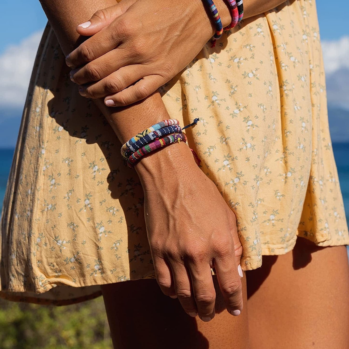12 Woven Hippie Bracelets for Teen Girls, Adjustable VSCO Girl Braided String Friendship Bracelet for Women, Boho Braid Rope Surfer Jewelry for Men, Aesthetic Bracelets Stocking Stuffers for Teens Apparel & Accessories > Jewelry > Bracelets FROG SAC