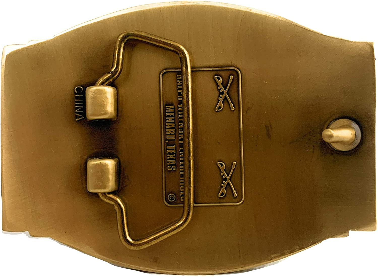 US Army 1St Cavalry Divison CSIB, Americas First Team, Solid Bronze Belt Buckle Apparel & Accessories > Clothing Accessories > Belt Buckles Generic