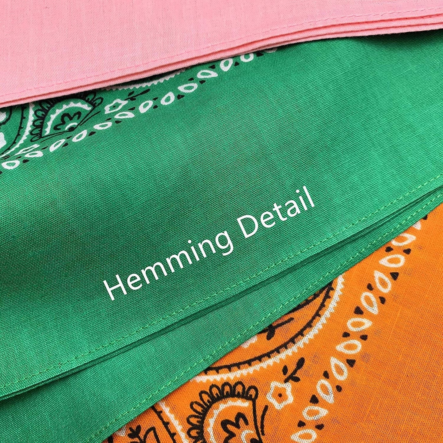 12Pcs Bandana 100% Cotton Custom Fashion Paisley Design Multifunctional Outdoor Square Handkerchief Apparel & Accessories > Clothing Accessories > Bandanas & Headties Vamqor