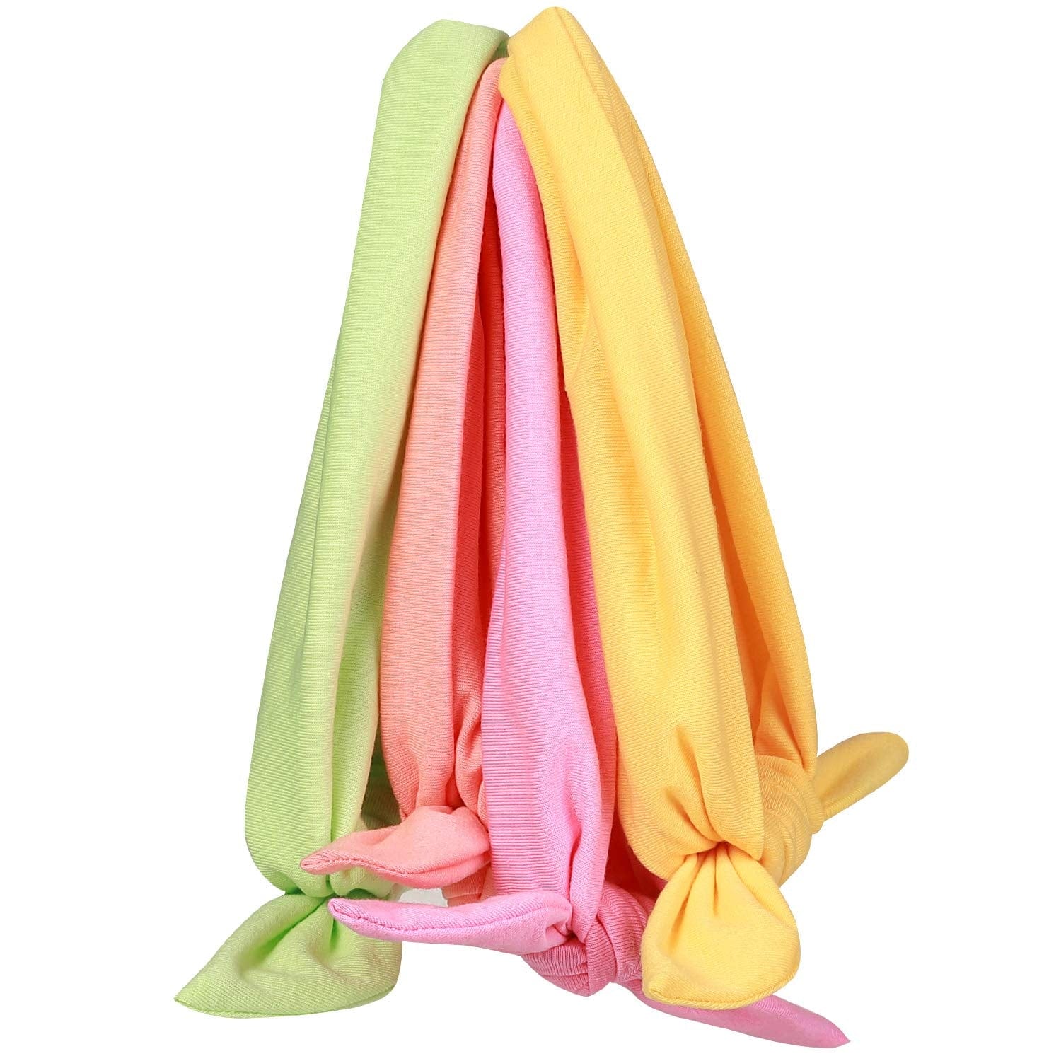 12Pcs Solid Color Women Headbands Headwraps Hair Band Cotton Stretchy Turban Bows Accessories for Women Fashion Sport Apparel & Accessories > Clothing Accessories > Bandanas & Headties Jeatonge