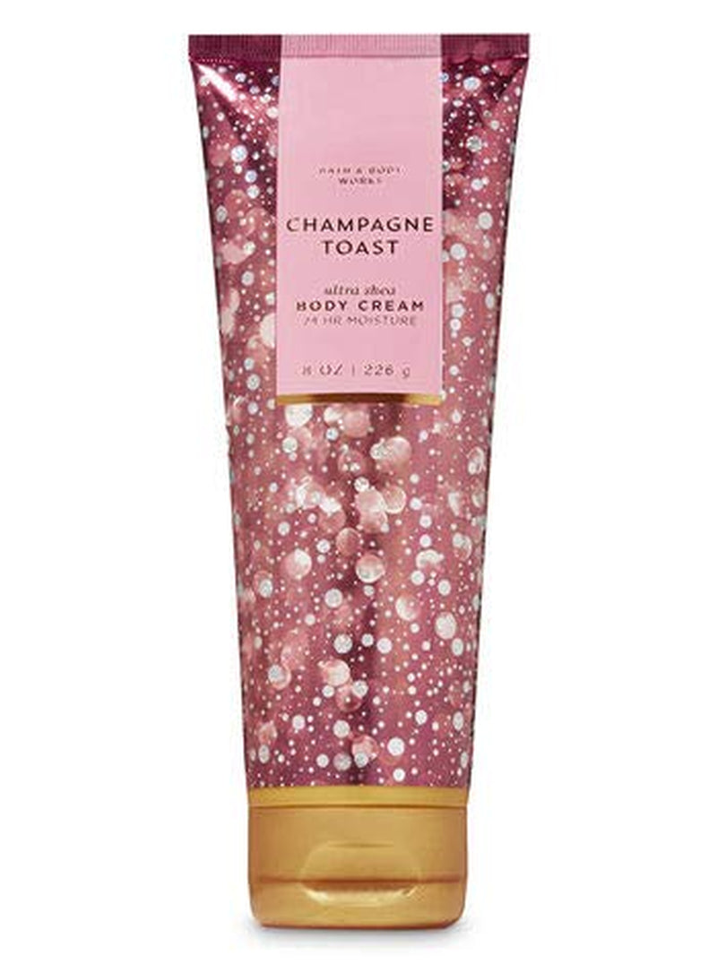 Bath and Body Works - Champagne Toast - 3 Pc. Gift Set - Moisturizing Body Wash, Fine Fragrance Mist and Ultra Shea Body Cream - (2019 Edition) Health & Beauty > Personal Care > Cosmetics > Bath & Body Bath and Body Works