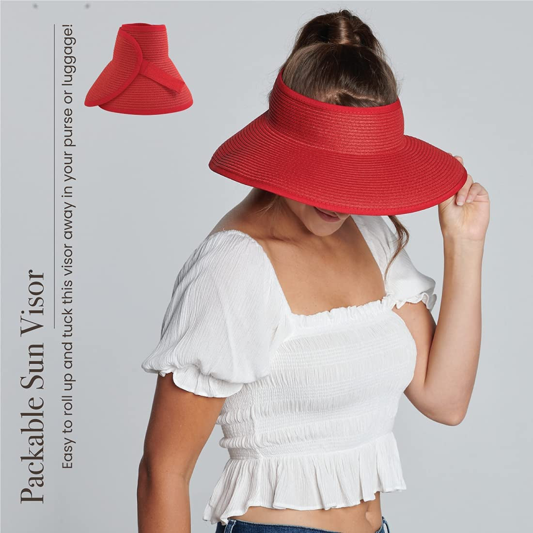 San Diego Hat Company Women'S UBV002OSRED, Red, One Size Apparel & Accessories > Clothing Accessories > Hats San Diego Hat Co.