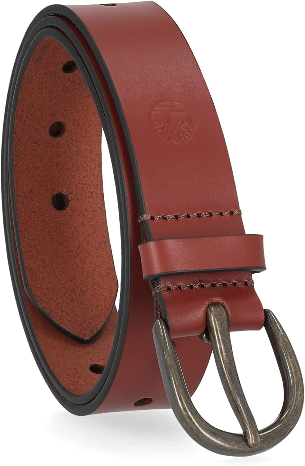 Timberland Women'S Casual Leather Belt for Jeans Apparel & Accessories > Clothing Accessories > Belts Timberland Brown (Oval) Medium (30-34)