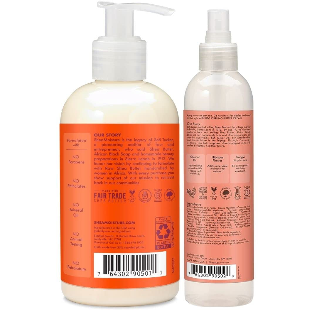Shea Moisture Kids Hair Care Combination Pack – Includes Mango & Carrot 8Oz KIDS Extra-Nourishing Shampoo, 8Oz KIDS Extra-Nourishing Conditioner, and 8Oz Coconut & Hibiscus KIDS Detangler Health & Beauty > Personal Care > Hair Care SheaMoisture