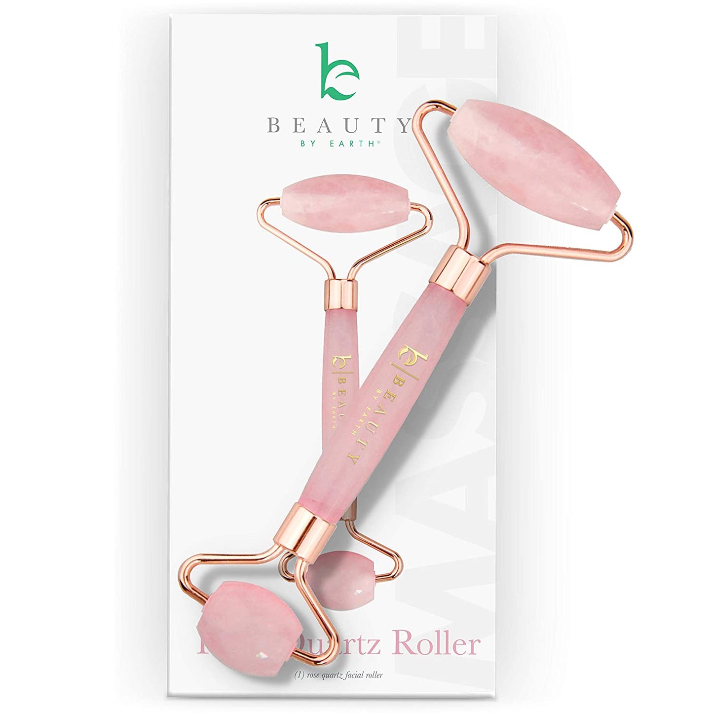 Rose Quartz Face Roller Skin Care Tools - Face Massager Roller, Facial Roller & Eye Roller for Puffy Eyes, Facial Massager Facial Tools Pair Perfectly with Skincare & Are Self Care Gifts for Women Health & Beauty > Personal Care > Cosmetics > Cosmetic Tools > Skin Care Tools Beauty by Earth