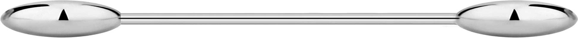 14G-16G Internally Threaded Titanium Straight Barbell Body Piercing Jewelry (Sold Individually) Apparel & Accessories > Jewelry > Body Jewelry Forbidden Body Jewelry 14G 14mm (9/16") 5mm Balls