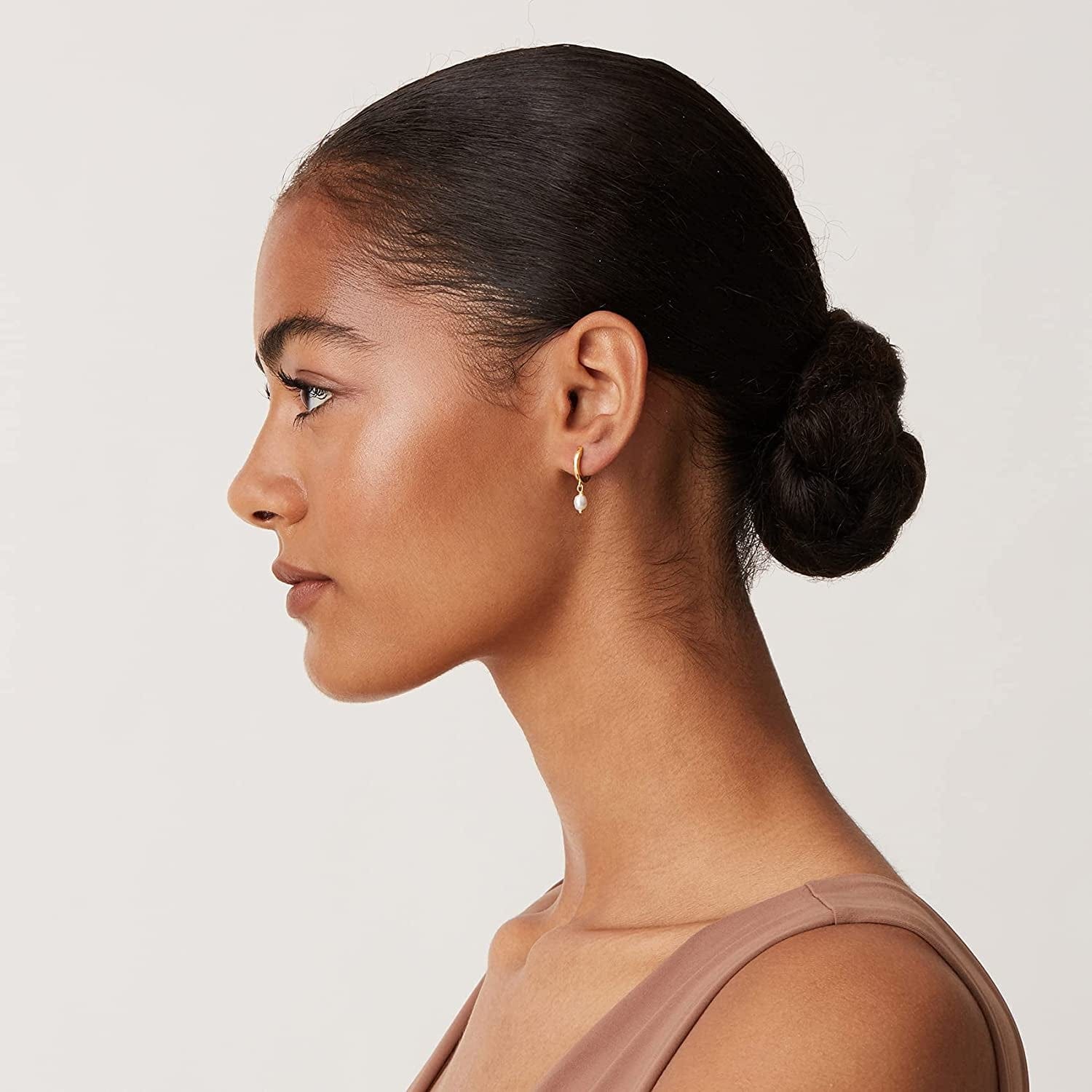 14K Gold Plated S925 Sterling Silver Post BOHO Drop Lightweight/Dangle Huggie Earrings for Women |Bohemian Dainty Earrings