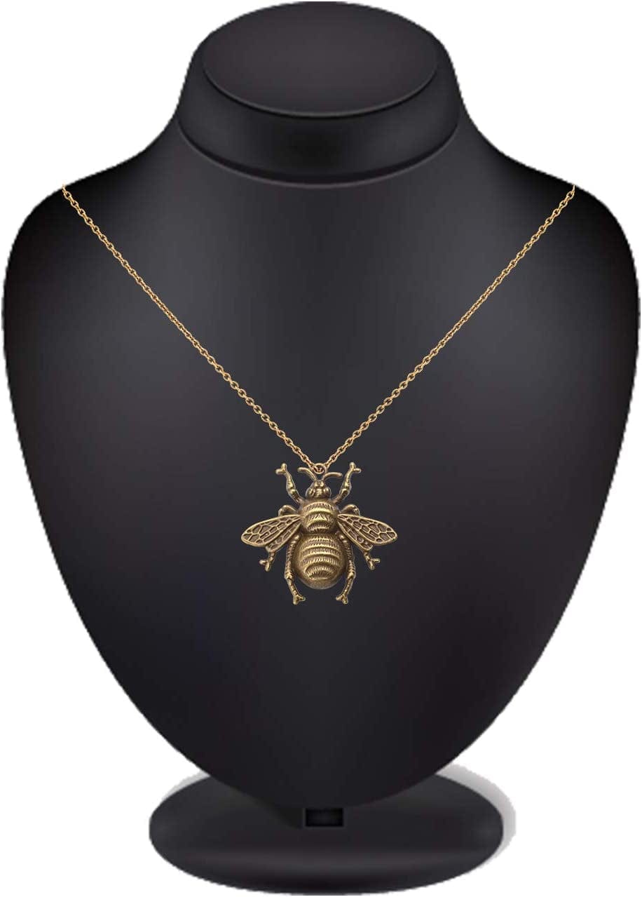 15 Pieces Bee Pendants, Honeybee Charms Fly Insect Charm Metal Jewelry Findings for Jewelry Making DIY, Antique Silver, Antique Bronze and Antique Gold Color