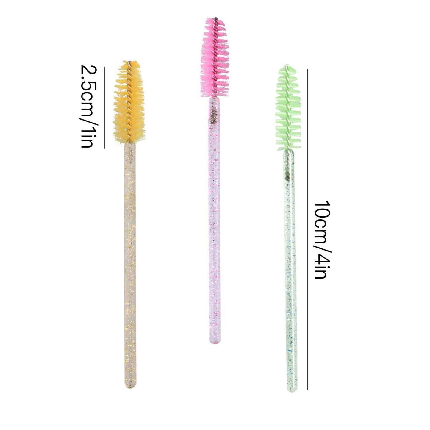 150 Pcs Disposable Mascara Wands, Crystal Eyelash Brush Mascara Applicator Spoolies Makeup Brushes Tools Kits for Eyelash Extension, Eyebrow, Eye Lash (Mix 1) Health & Beauty > Personal Care > Cosmetics > Cosmetic Tools > Makeup Tools Lainrrew