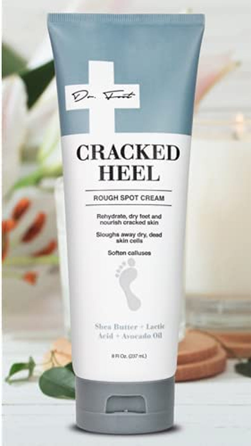 Dr. Foot Cracked Heel Moisturizer Foot Cream Skincare Lotion. Moisturizing Skin Care Lotion W/ Shea Butter & Lactic Acid Helps Heal Cracked Heels, Dry Skin on Feet, & Soften Calluses, Large 8 Fl Oz Health & Beauty > Personal Care > Foot Care Dr. Foot
