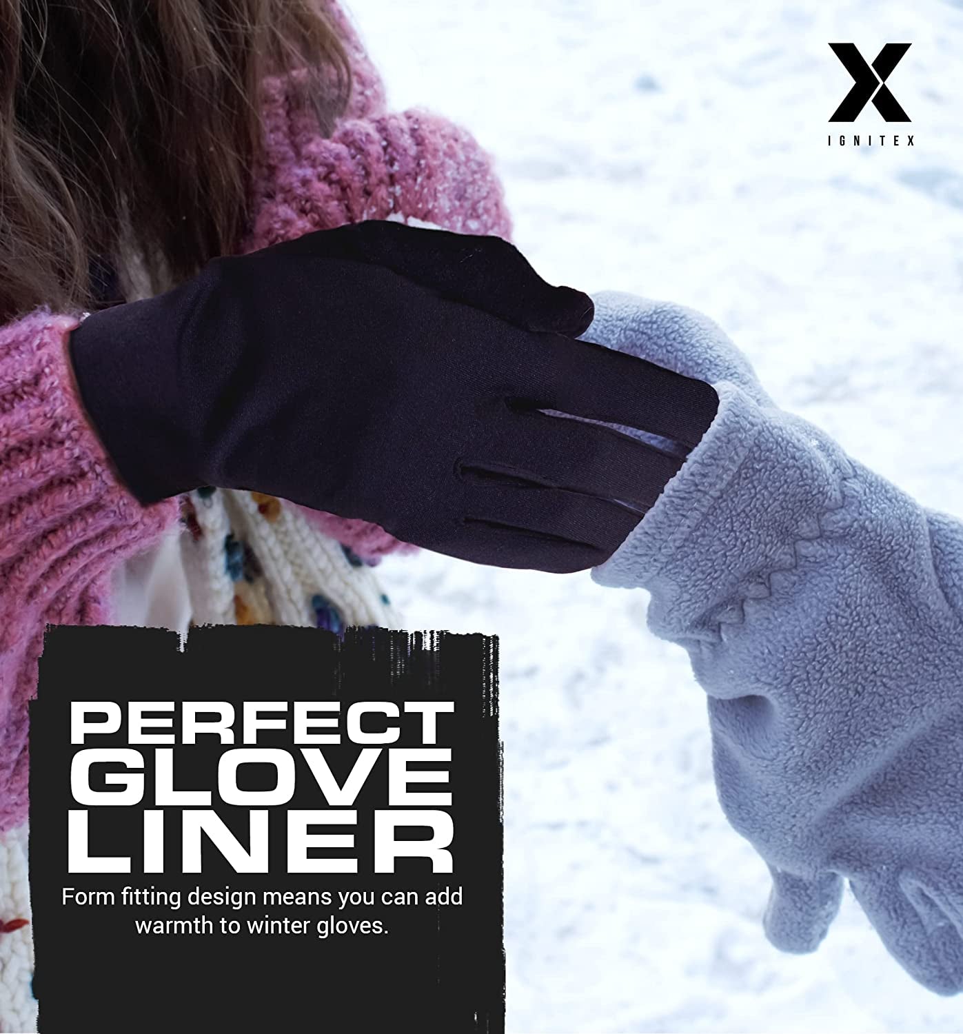 Running Glove Liners - Thermal Winter Gloves for Men & Women - Thin & Lightweight Cold Weather Gloves for Cycling & Driving Apparel & Accessories > Clothing Accessories > Gloves & Mittens IGN1TE