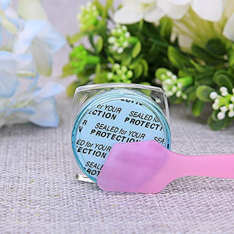 GBSTORE 50Pcs Mini Cosmetic Spatula Facial Cream Spatulas Mask Cream Stick Make up Face Beauty DIY Tool for Mixing and Sampling(Pink) Health & Beauty > Personal Care > Cosmetics > Cosmetic Tools > Skin Care Tools GBSTORE