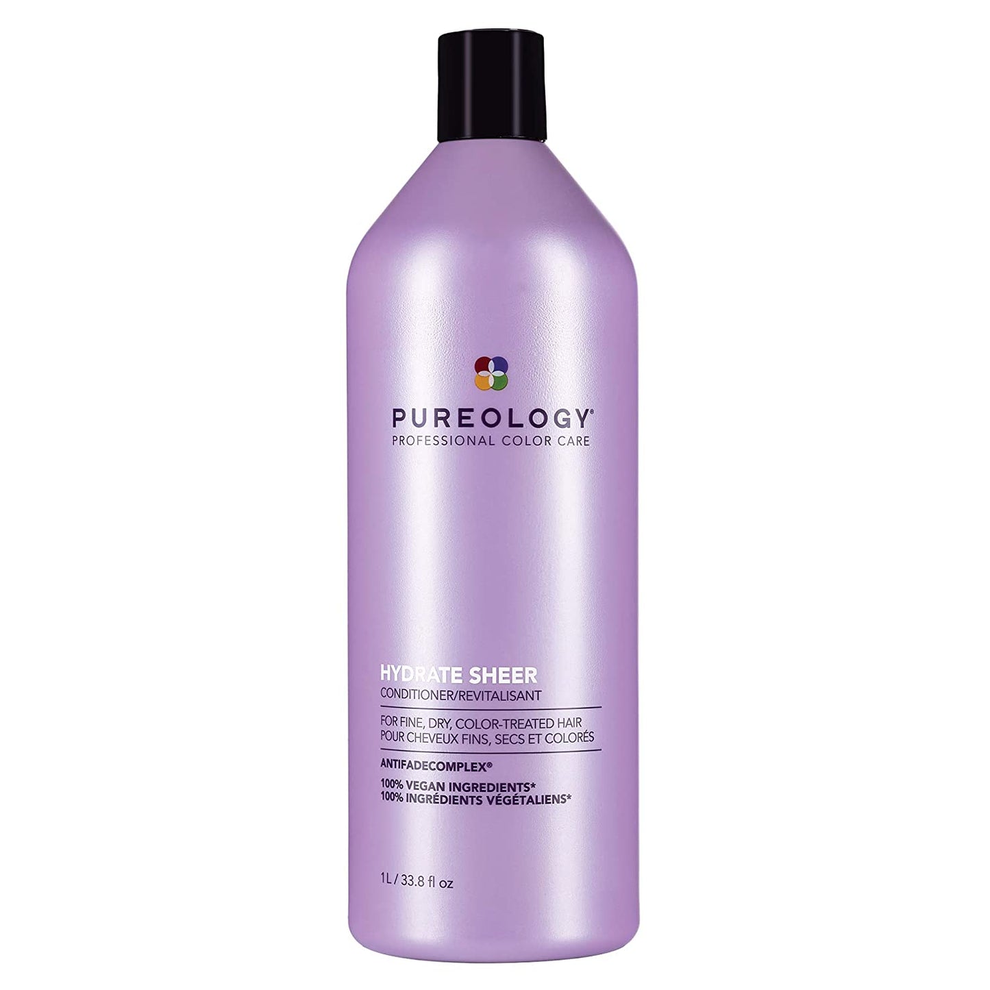 Pureology Hydrate Sheer Nourishing Conditioner | for Fine, Dry Color Treated Hair | Sulfate-Free | Vegan Health & Beauty > Personal Care > Hair Care Pureology 33.8 Fl Oz (Pack of 1)