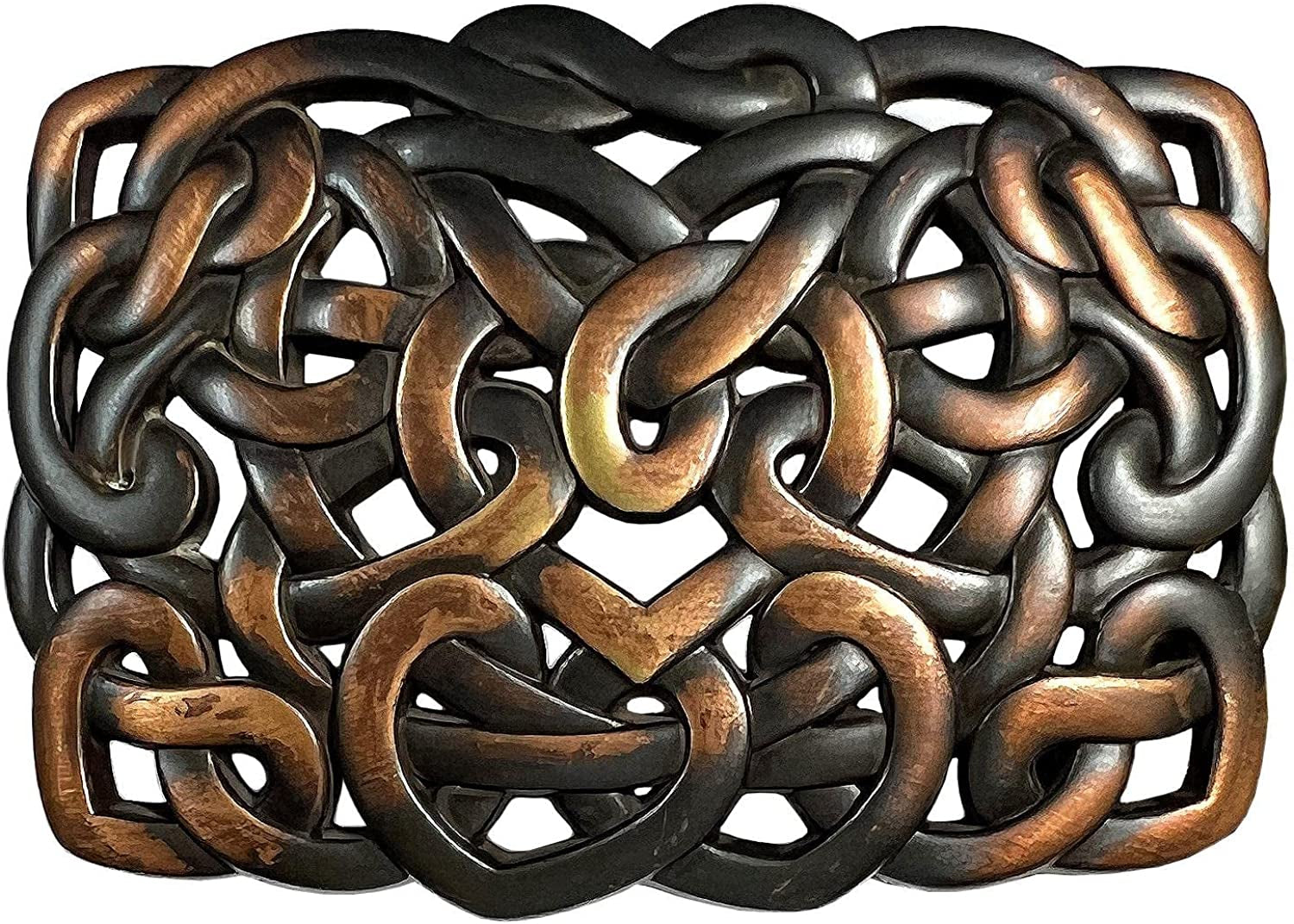 Rose Heart Flower Rhinestone Replacement Belt Buckle Fits 1-1/2"(38Mm) Belt Strap-Multi-Style Options Apparel & Accessories > Clothing Accessories > Belt Buckles Belts.com Type Buckle N - Ha1315 Copper 1-1/2"