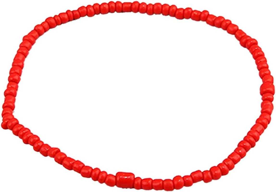 Jewelry Accessories for Teen Girls Elastic Bracelet Jewelry Handmade Bracelet Feet Colorful Anklet 24Pc Beads and Body Chain Bracelets for Kids (Multicolor, One Size) Apparel & Accessories > Jewelry > Anklets Generic