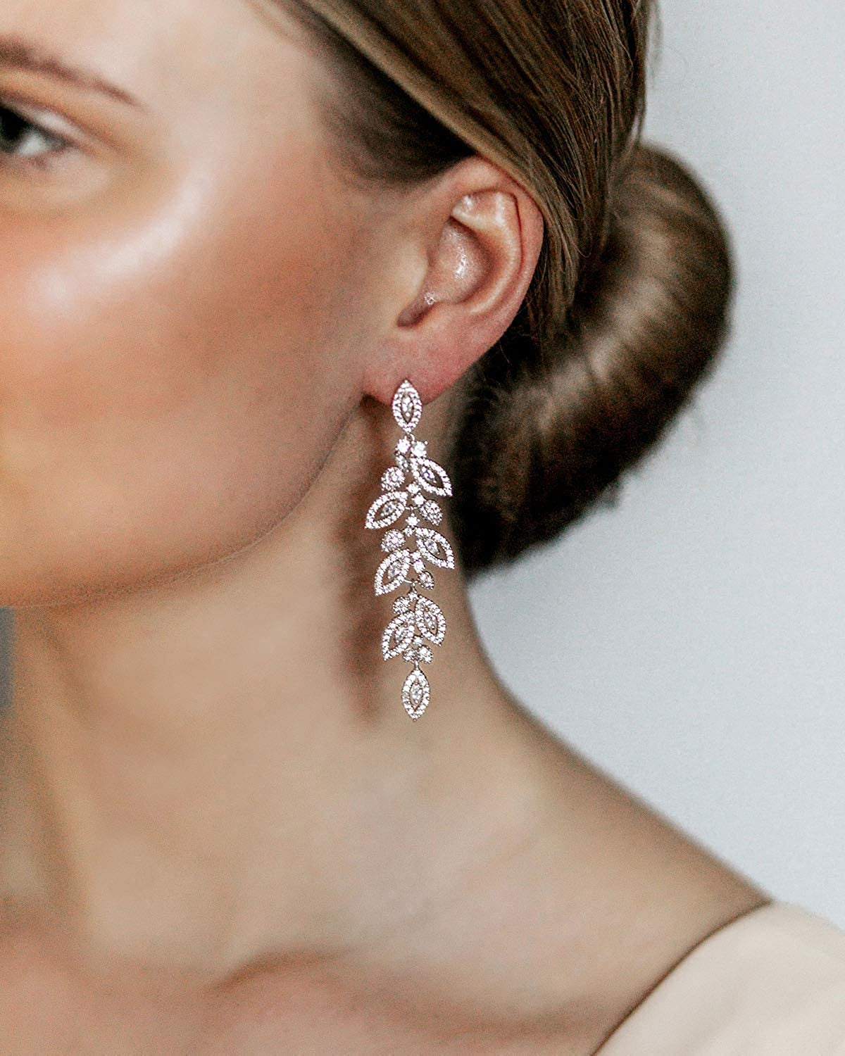 SWEETV Wedding Bridal Chandelier Earrings, Crystal Rhinestone Drop Dangle Earrings for Women Brides Apparel & Accessories > Jewelry > Earrings SWEETV