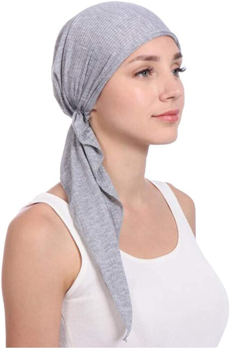 Lucky Staryuan ® 3Pack Women'S Beanie Chemo Hat Cap Comfortable Stylish Pre-Tied Cancer Headscarf Apparel & Accessories > Clothing Accessories > Headwear Lucky staryuan