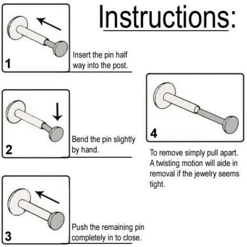 18G 1/4" Triple Forward Helix Stud Earring Stainless Steel Cartilage 2-4Mm Threadless Push Pin Prong Set AB Crystal Aurora Borealis Stone Tragus Ring Apparel & Accessories > Jewelry > Body Jewelry Generic