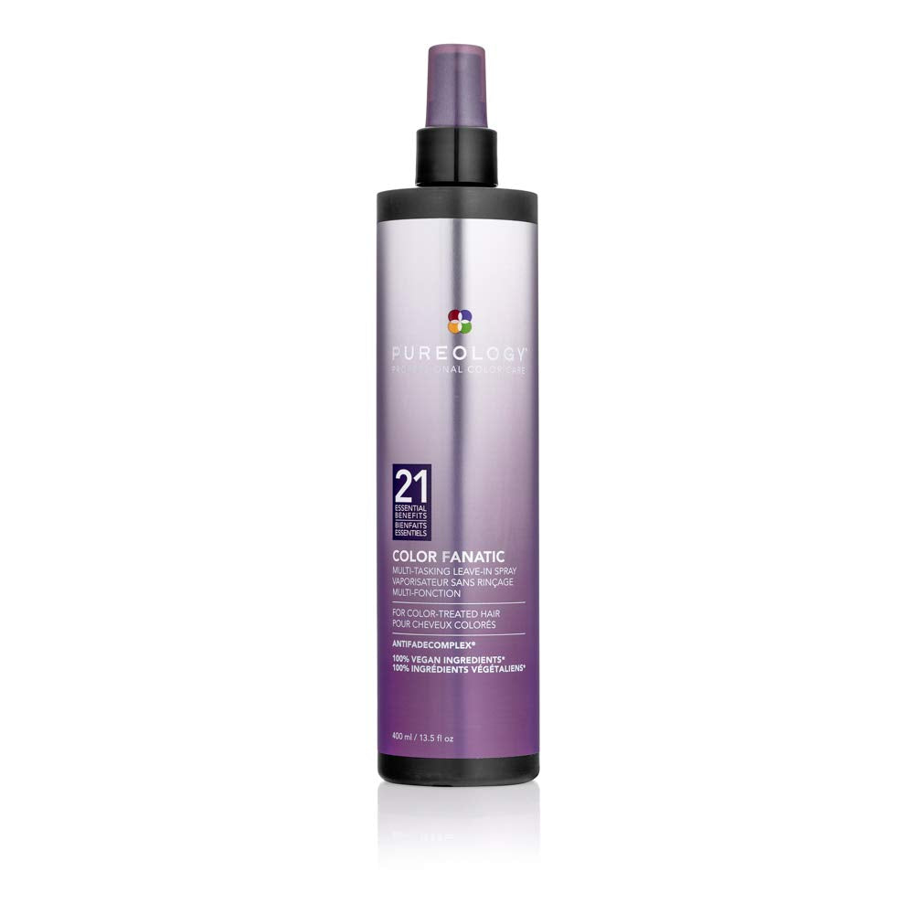 Pureology Color Fanatic Leave-In Conditioner Hair Treatment Detangler Spray | Protects Hair Color from Fading | Heat Protectant | Vegan Health & Beauty > Personal Care > Hair Care Pureology 13.5 Fl Oz (Pack of 1)