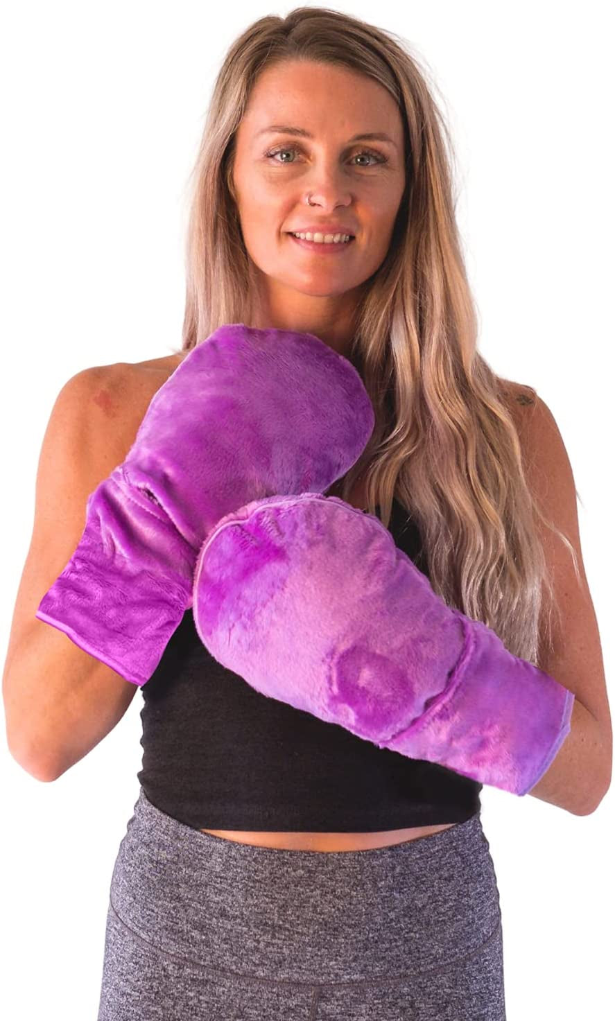 Microwavable Mittens and Heated Gloves for Arthritis Hands – Hand Warmers for Arthritis Using Moist Heat Therapy – Pain Relief for Raynaud'S, Stiff Fingers & Carpal Tunnel (Lavender) Apparel & Accessories > Clothing Accessories > Gloves & Mittens Zomaple