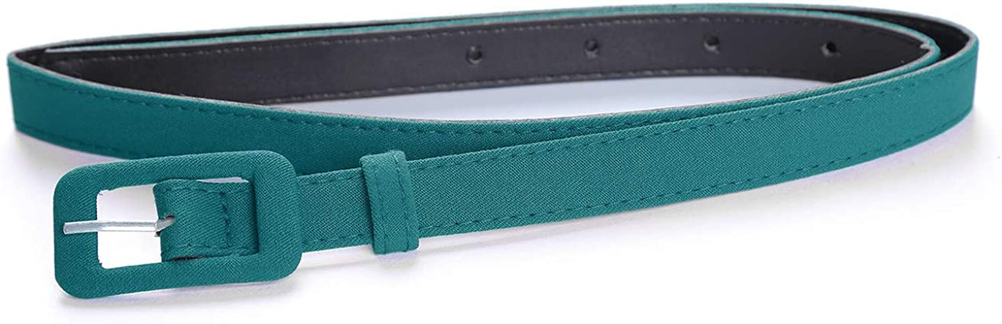 MUXXN Womens Belt- Solid Color Basic Belt for Casual Formal Dress or Jeans Apparel & Accessories > Clothing Accessories > Belts MUXXN Harbor Blue X-Large