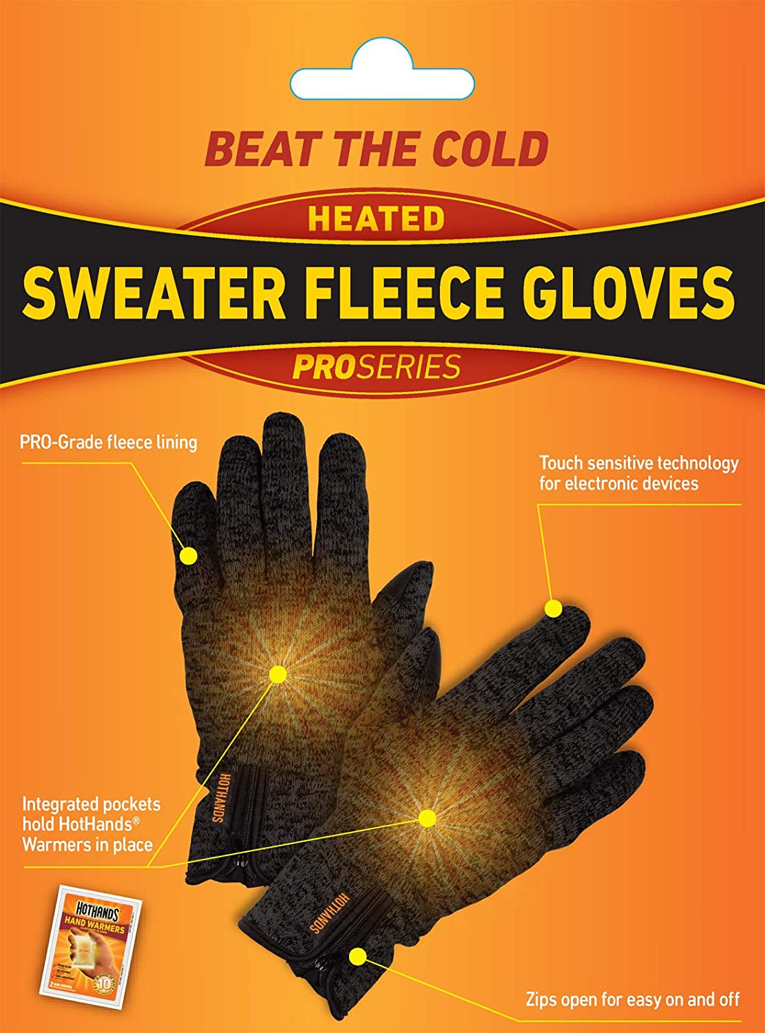 Hothands Unisex Sweater Fleece Gloves-Small/Med Apparel & Accessories > Clothing Accessories > Gloves & Mittens Heatmax, Inc.