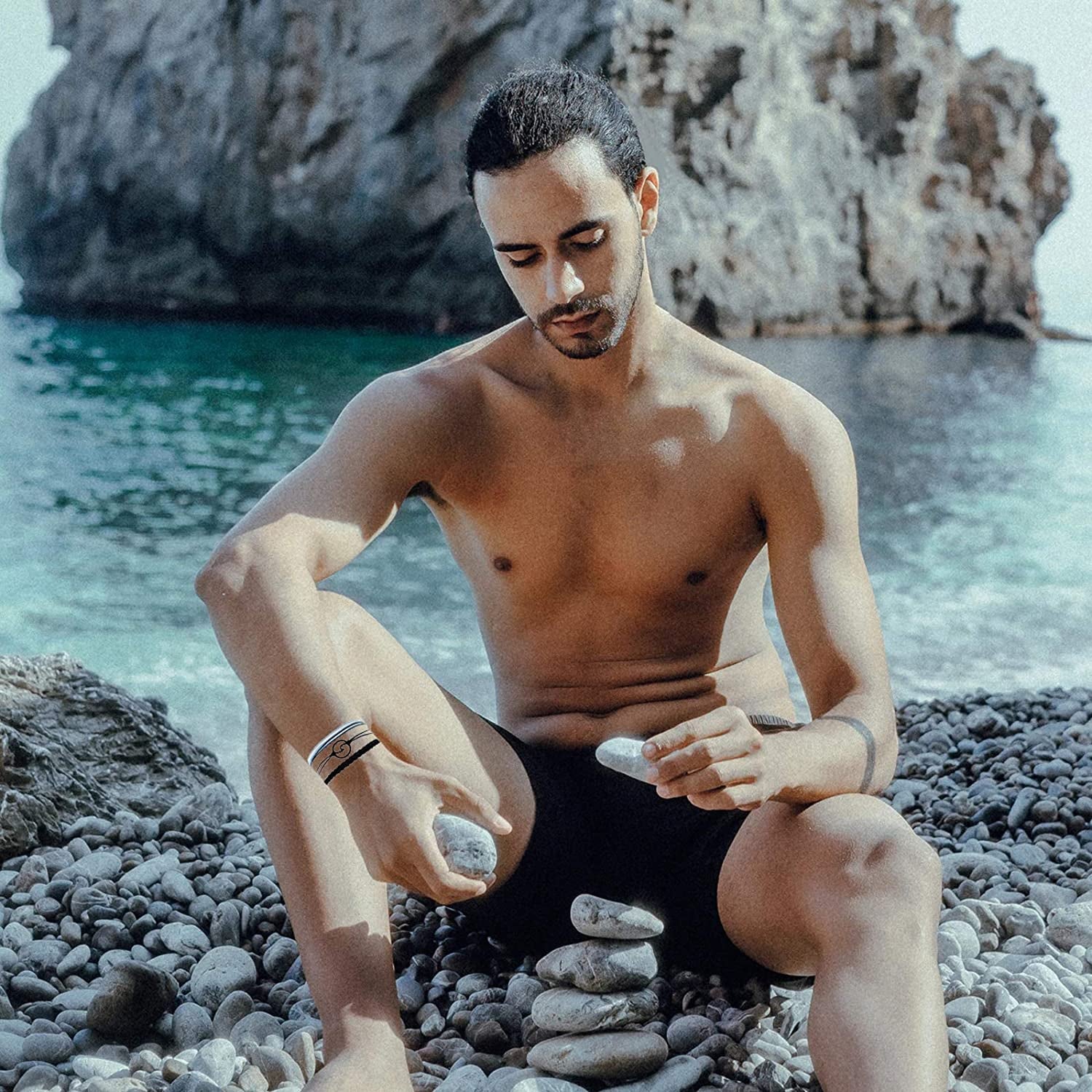 HUASAI Vsco String Bracelets for Teen Girls Women Waterproof Boho Rope Bracelets Wave Surfer Bracelets Summer Beach Anklets Apparel & Accessories > Jewelry > Anklets HUASAI