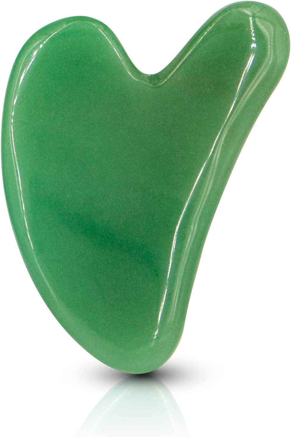 Gua Sha Stone, Guasha Tool for Face, Gua Sha Scraping Massage Natural Jade Face Neck Body Acupressure Scraper Therapy Tool Health & Beauty > Personal Care > Cosmetics > Cosmetic Tools > Skin Care Tools AOVIOANDY