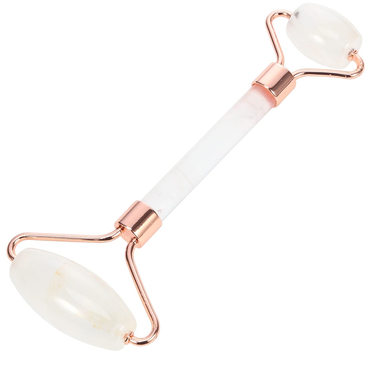 White Face Roller – Skin Care Tool Made of Clear Quartz – Facial Skin Care Products for Improved Circulation – Face Massager Compatible with All Skin Types – for a Fresh and Firm Looking Skin Health & Beauty > Personal Care > Cosmetics > Cosmetic Tools > Skin Care Tools C CRYSTAL LEMON