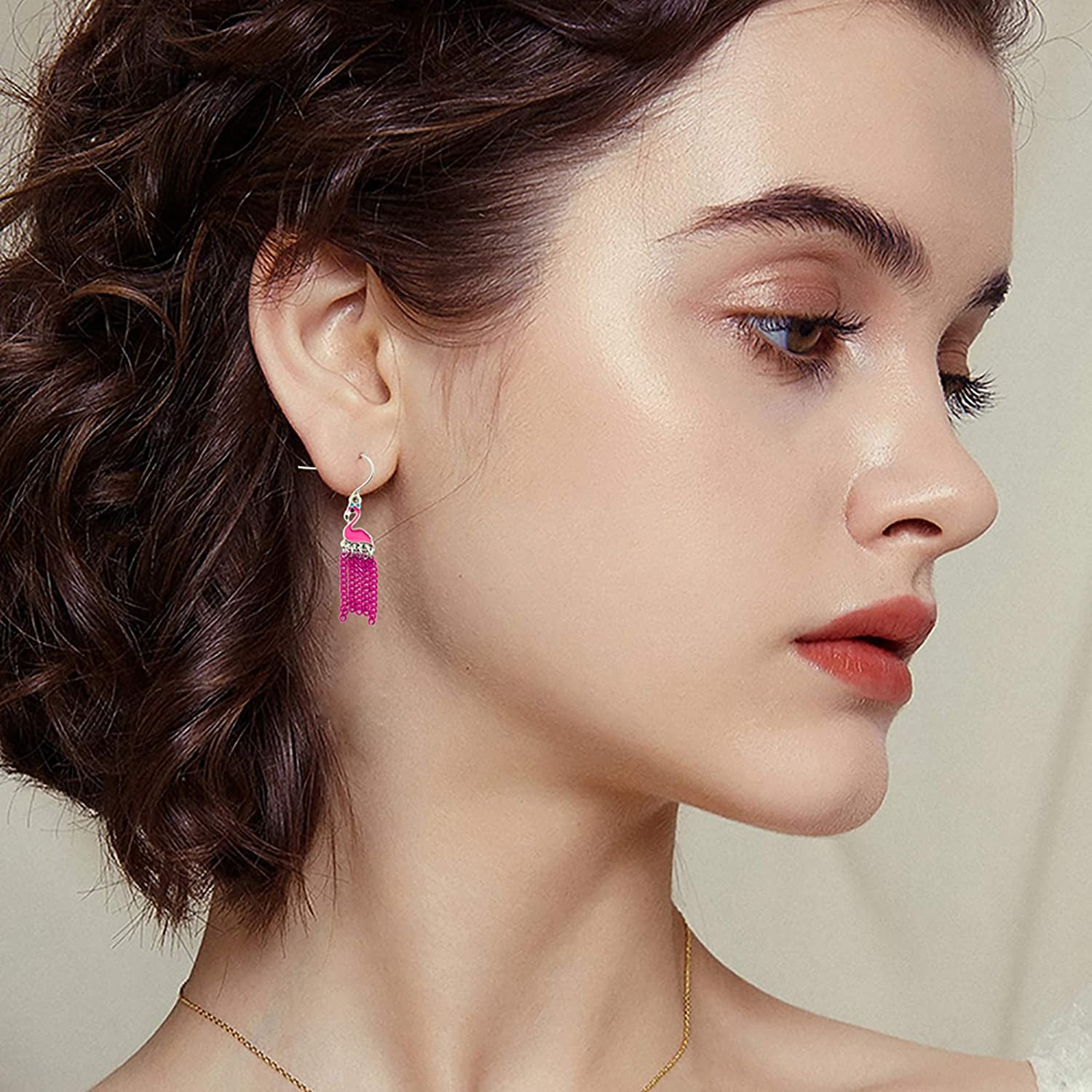 NEWITIN 100 Pairs Colorful Cute Stud Earrings for Girls Hypoallergenic Earrings Stainless Steel Earrings for Women Apparel & Accessories > Jewelry > Earrings NEWITIN