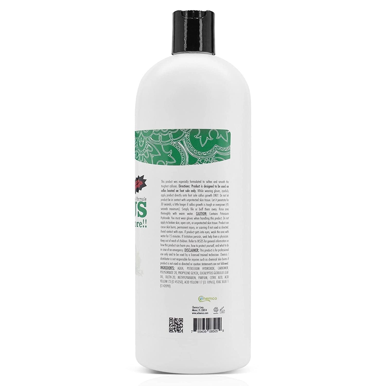 SPA REDI - Callus Remover for Feet Gel - Professional Pedicure Foot Care - Removes Toughest Calluses in Seconds and Smooths Dry Cracked Heels (Mint and Eucalyptus, 32 Oz) Health & Beauty > Personal Care > Foot Care SPA REDI