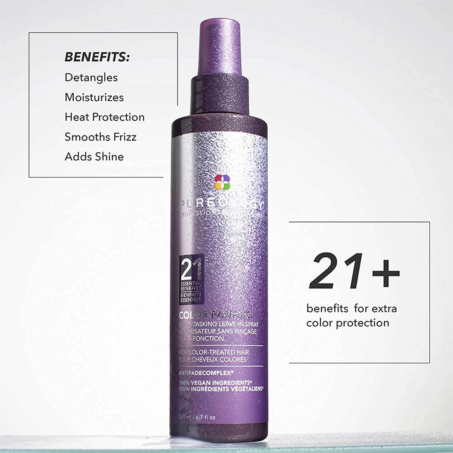 Pureology Color Fanatic Leave-In Conditioner Hair Treatment Detangler Spray | Protects Hair Color from Fading | Heat Protectant | Vegan Health & Beauty > Personal Care > Hair Care Pureology