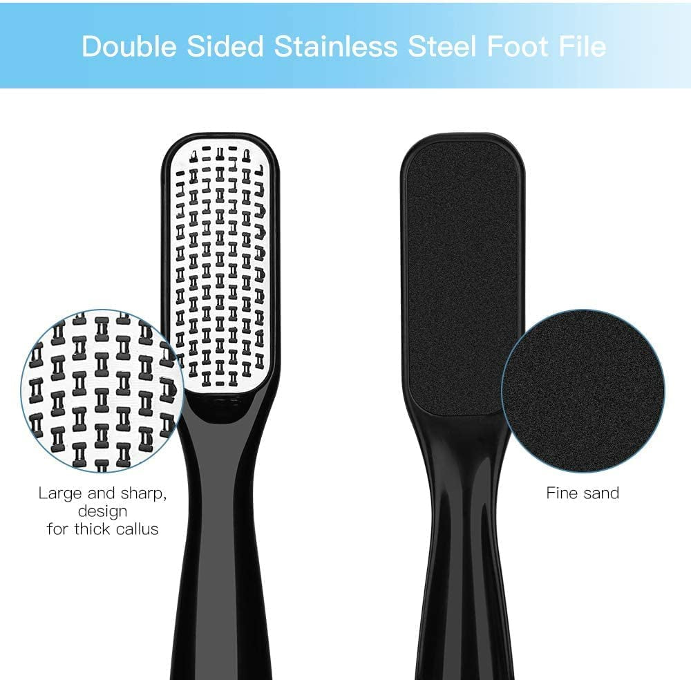 Professional Pedicure Tools Set, 13 in 1 Stainless Steel Foot Care Kit Foot Rasp Dead Skin Remover Pedicure Kit, Feet File Kit Feet Callus Remover with Storage Box for Men Women Travel Health & Beauty > Personal Care > Foot Care HAPYTHDA