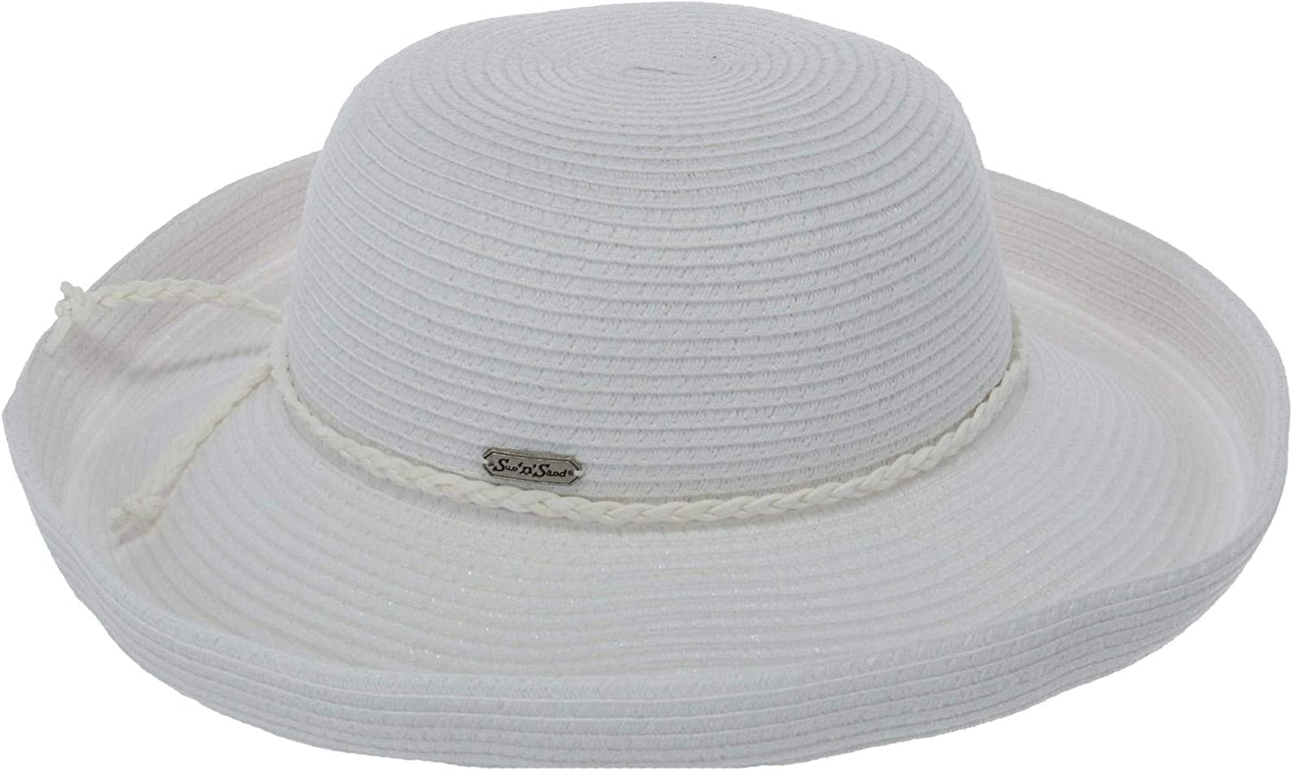 Sun 'N' Sand Women'S Kettle Brim Sun Hat with Rope Band, White Apparel & Accessories > Clothing Accessories > Headwear Sun N Sand