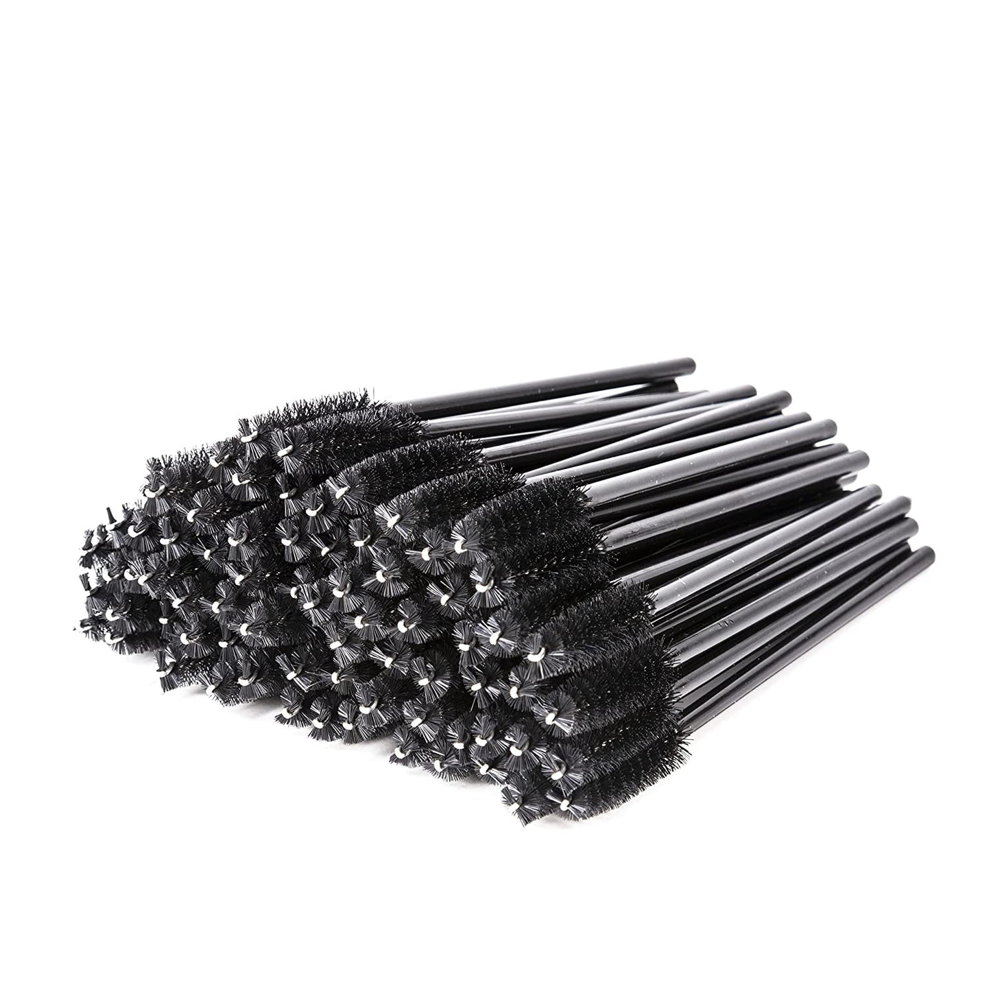 I-Laesh 100 Pcs Disposable Eyelash Brushes, Mascara Wands, Eye Lash Brush, Spoolies for Eyelash Extensions, Spoolie Eyebrow Eyeshadow Brow Makeup Supplies Kit Cleansing Glitter Applicator Tool Accessories Bristle (Crystal Pink) Health & Beauty > Personal Care > Cosmetics > Cosmetic Tools > Makeup Tools i-laesh Wand - Black